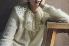 fofofofa PETAL mohair mix knit モヘアニットのサムネイル