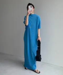 【週末セール】wee9s デイリーデイリースーパーストレッチプリーツワンピース