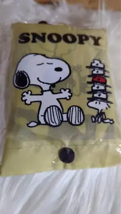 【未開封】スヌーピー　ファミリーキャラクターポーチ付きエコバッグ
