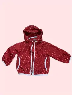 プティマイン　ウィンドブレーカー　赤　星