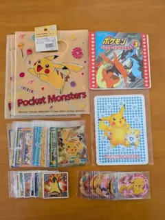 ポケットモンスター シール・ステッカー・ シールホルダー・ミニバッグのセット