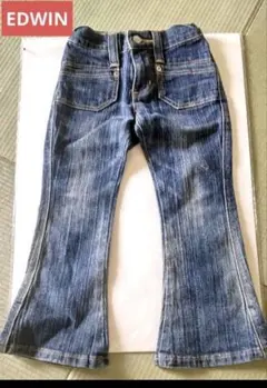 EDWIN エドウィン サムシング キッズ デニムパンツ ブーツカット 100