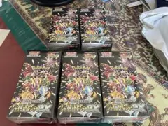 ポケモンカード　シャイニートレジャーex5box シュリンク付き　ポケセン産