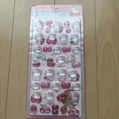 【未使用】ボンボンドロップシール キティー 3Dシール