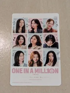 TWICE ONE IN A MILLION タレントカード