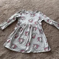 H&M ユニコーン柄 長袖ワンピース 98/104