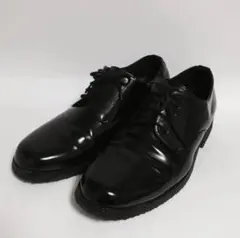 ローファー 革靴 ウイングチップ 黒 25.5 06