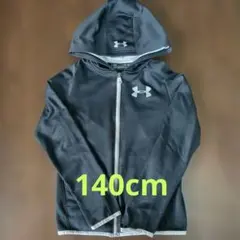 Under Armour ブラックパーカー YMD/JM/M