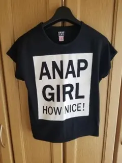 ANAP GIRL 黒 Tシャツ Sサイズ