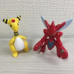 ポケモン アクションフィギュア デンリュウ/ハッサム セット