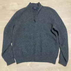 希少ポニーなし！XLサイズ！ポロバイラルフローレン ラムウールハーフジップニット