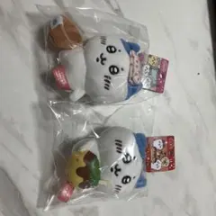 ちいかわぬいぐるみ ハチワレ　2点セット　温泉地限定、大阪限定