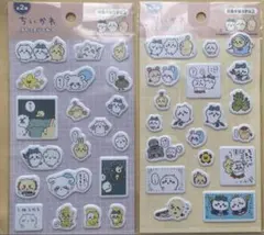 ちいかわ　シール　ステッカー　cando セリア　먼작귀　吉伊卡哇