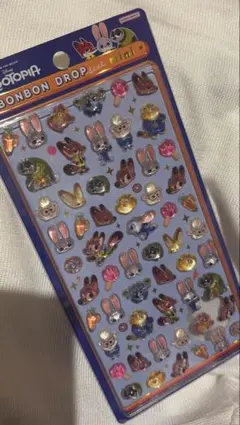 ズートピア ボンボンドロップシール ミニ 正規品