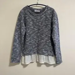 LOWRYS FARM ローリーズファーム 長袖 セーター ニット 薄手 M