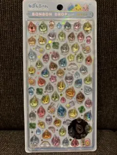 【未使用・正規品】〈しずくの森の仲間たち〉ボンボンドロップシール