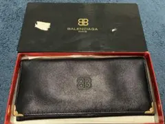 バレンシアガ　長財布　黒　ブラック