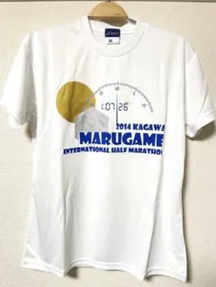 A1ぴ asics 香川丸亀国際ハーフマラソン 2014 参加賞 半袖Tシャツ