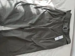 GU オリーブ色 未使用ベルト付きチノワイドパンツXXL