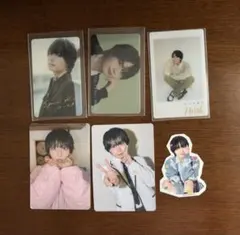 なにわ男子　大西流星　HARDWORK特典　トレカ＆ステッカー