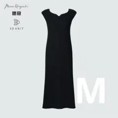 UNIQLO Mame Kurogouchi ノースリーブ リブ ブラック M