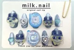 ネイルチップ　ボンボンドロップシール　平成女児　#290