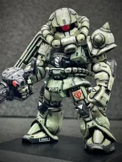 ガンダムコンバージ塗装　ジークアクス　シンマツナガ専用ザク ガンダムコンバージ塗装 ジークアクス版シンマツナガ専用ザク - メルカリ