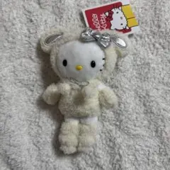 ハローキティ展　ぬいぐるみ　マスコット　雪うさぎ