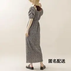 フラワープリントワンピース　mline