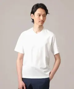 タケオキクチ　ホワイト Vネック 半袖 Tシャツ