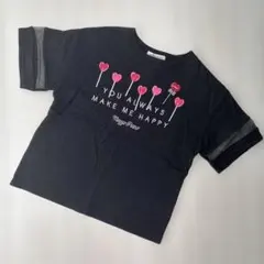 メゾピアノジュニア ハートキャンディTシャツ　チョーカー付きのサムネイル