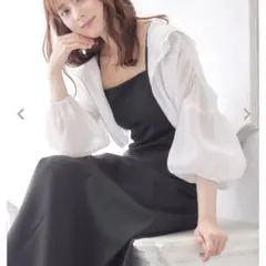 INGNI 7分袖クロップドシアーマウンテンパーカー Mサイズ