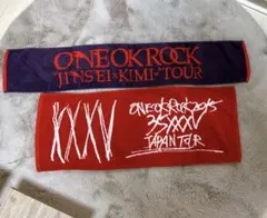 ワンオク　タオル　2枚　専用 ONE OK ROCK - ワンオク タオル 2枚セット ambitionsの通販 by