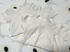 アカチャンホンポ ベビー まいにちコットン 半袖ロンパース 70 ４枚セット