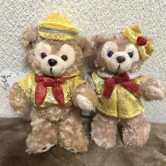 30周年　ダッフィー　シェリーメイ　ぬいぐるみバッジペアセット