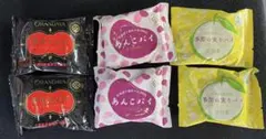 オランダ屋　落花生パイ2個、あんこパイ2個、季節の実りパイ（日向夏）2個のサムネイル