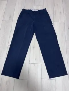 ネイビー ワークパンツ コットン混紡