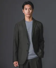 【最高カラー】ウールライクツイルコンフォータブルジャケット