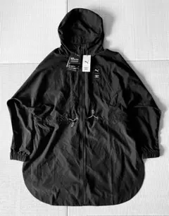 PUMA フード付きオーバーサイズジャケット ブラック