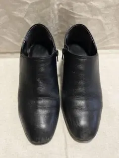 BARCLAYバークレー　ブーティ　レザー　ブラック24.5cm