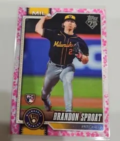 topps 2026 brandon sproat 桜パラレル ブルワーズ