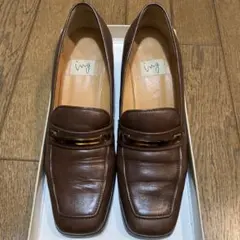 23センチ　ING ローファー茶　ヒール5cmのサムネイル