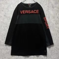 VERSACE SPORT ヴェルサーチスポーツ ロンT 長袖 XXL ブラックのサムネイル
