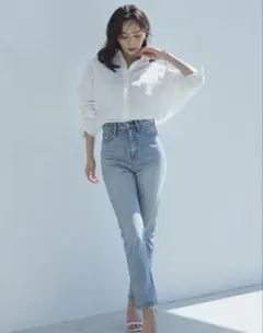 SALUU デニムパンツ ワイドストレート SIZE 25 - メルカリ