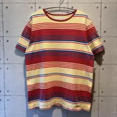 【GLOBALWORK】00’sヴィンテージ／マルチストライプ／Tシャツ旧タグのサムネイル