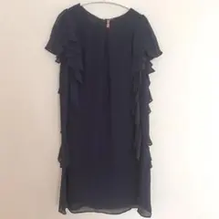 ROPÉ PICNIC フリルワンピース ネイビー 38