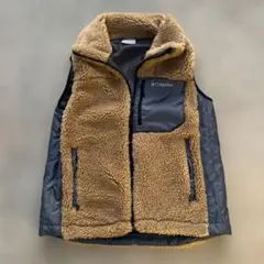 Columbia フリースボアベスト ベージュxs