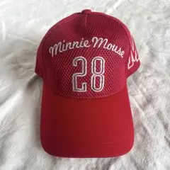 新品未使用 東京ディズニーリゾート ミニーマウス キャップ 28 ㎝