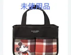 BLUE LABEL ミッキー チェック トートバッグ