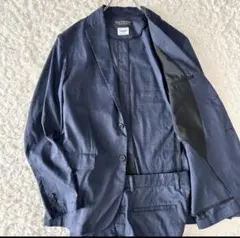 BEAUTY&YOUTH TORAY製 ネイビー カジュアルスーツ